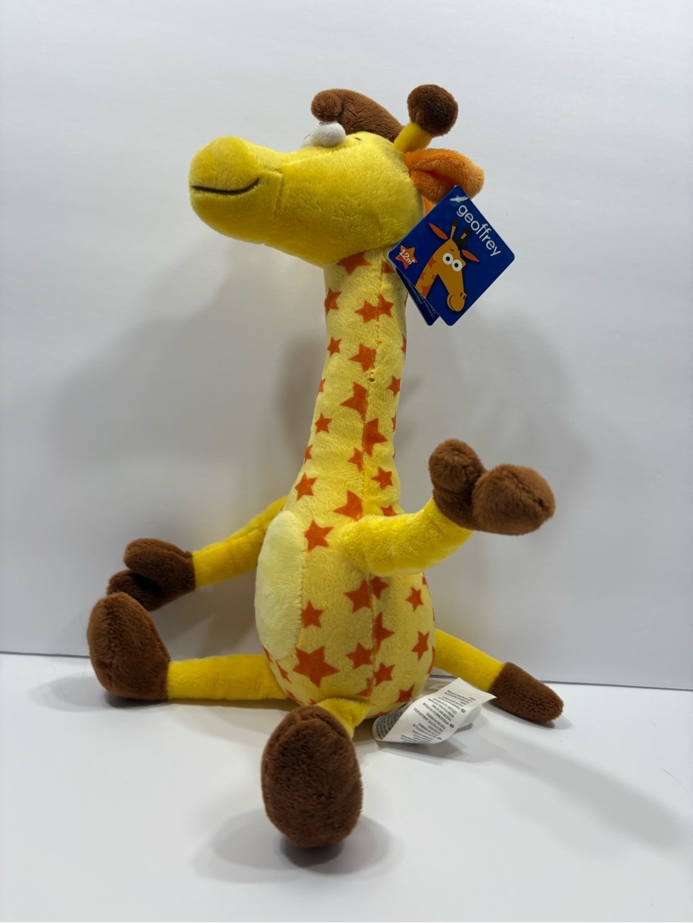 Geoffrey Yellow Star Giraffe Plush Toy